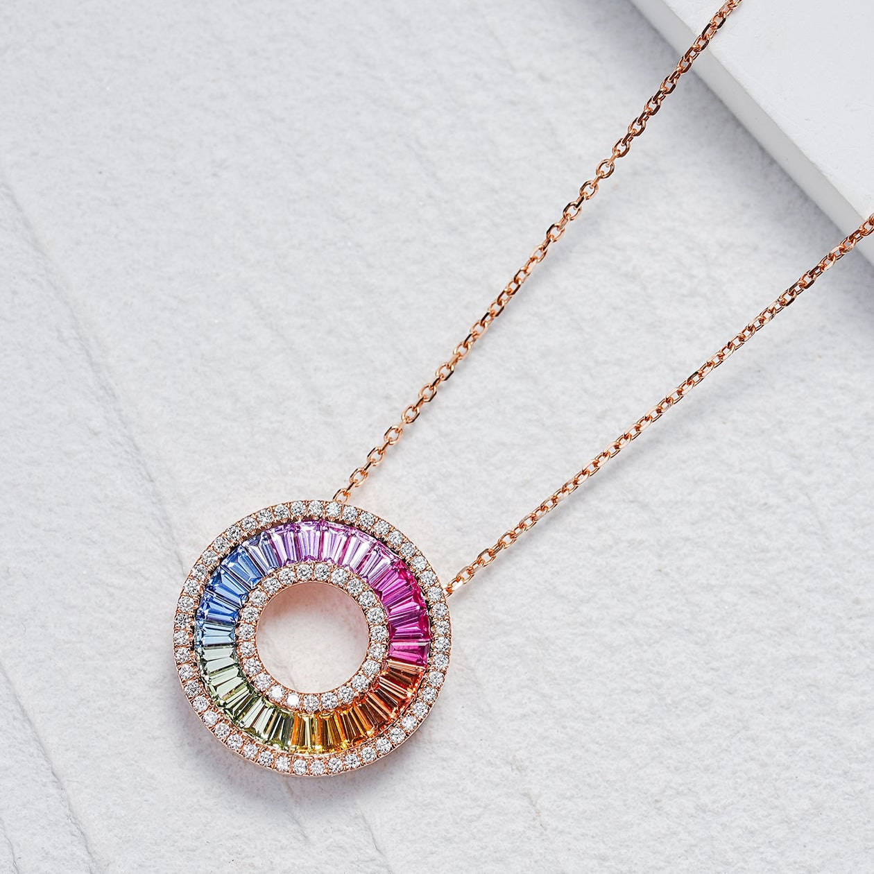 Chroma Halo Necklace