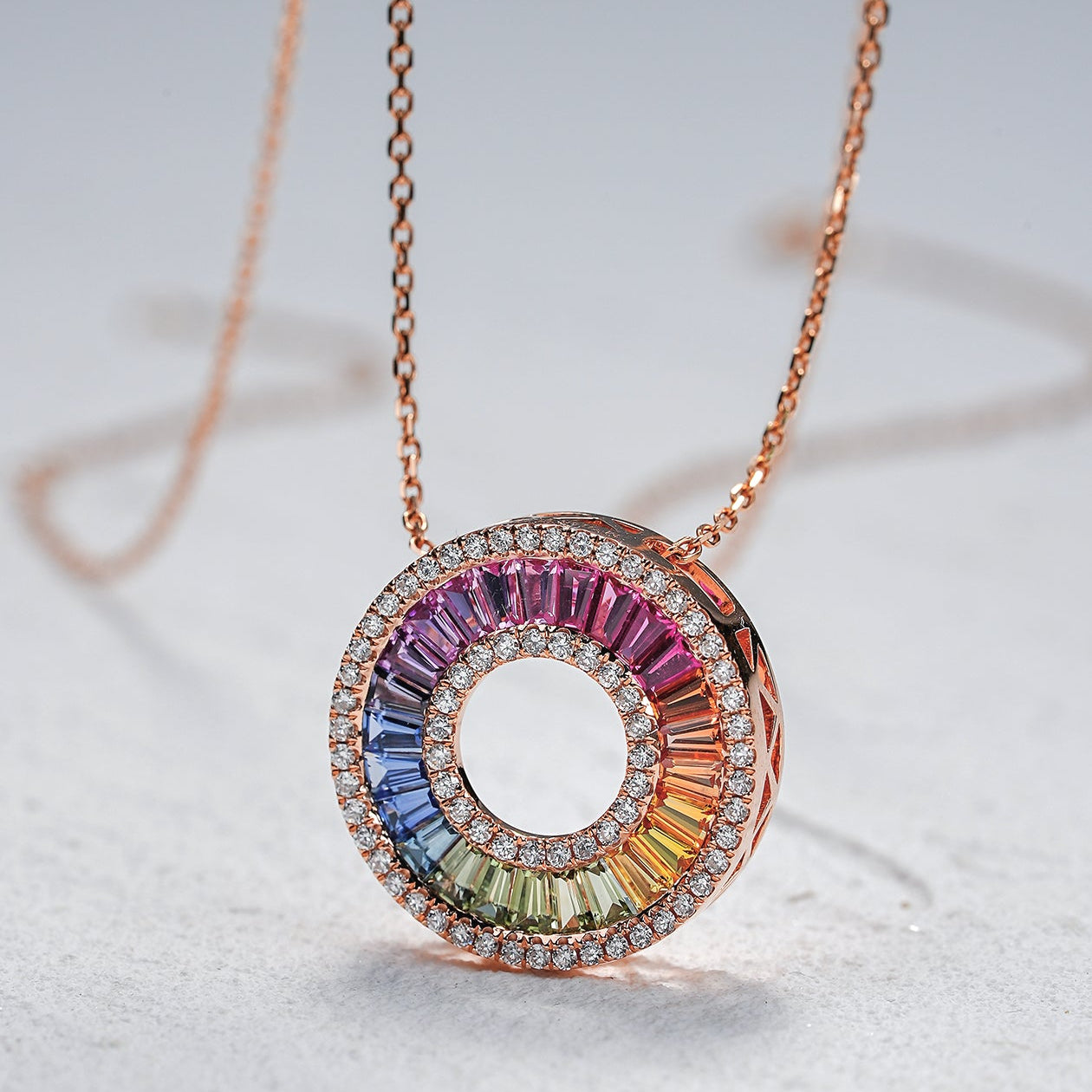 Chroma Halo Necklace