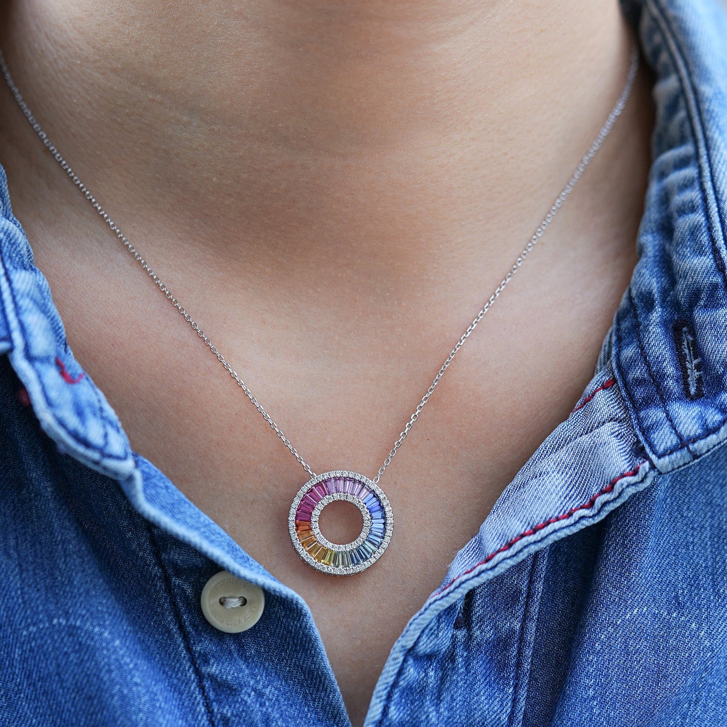 Chroma Halo Necklace